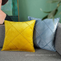 Soft Velvet Sofa Cushion Cover Square Throw Pillow Cover for Bedroom Car Cushion Case Christmas Decoration